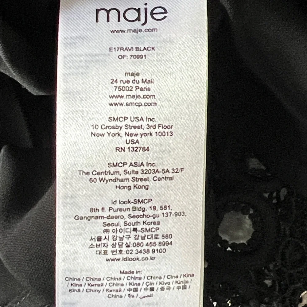 Maje Ravi Grommet-Detail Lace Dress - Picture 9 of 12